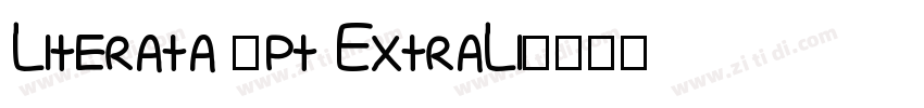Literata 7pt ExtraLi字体转换